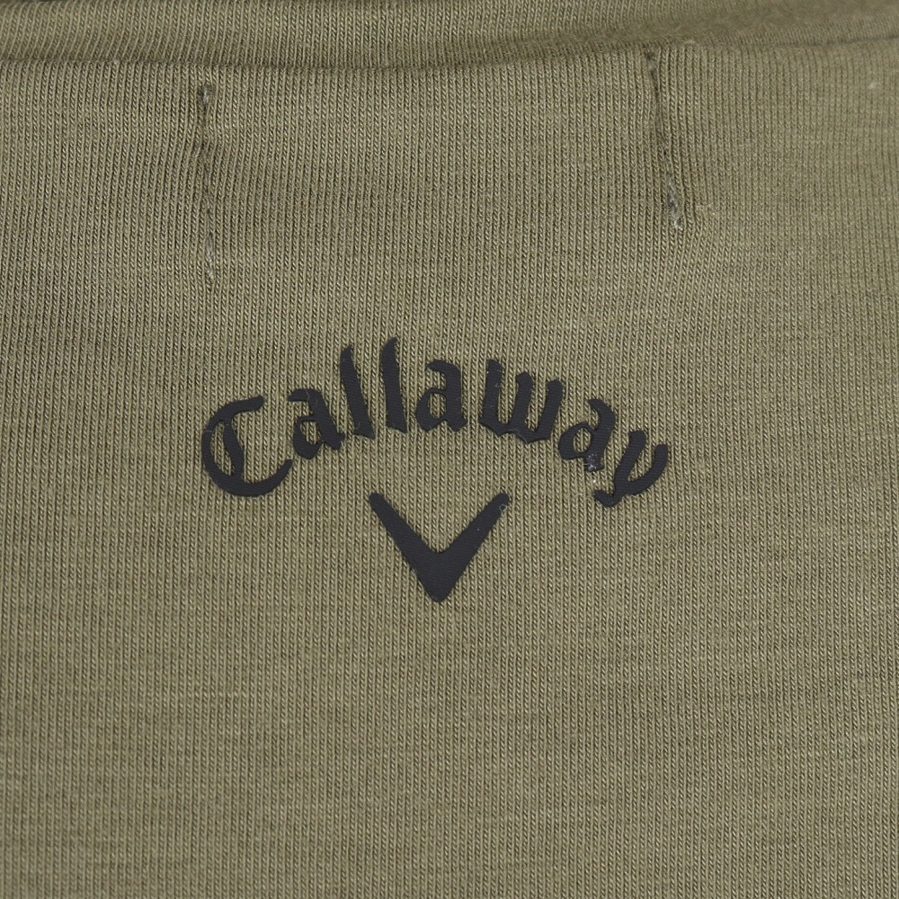 キャロウェイ（CALLAWAY）（レディース）ゴルフウェア ストレッチ天竺半袖モックネックシャツ C24134202-1180