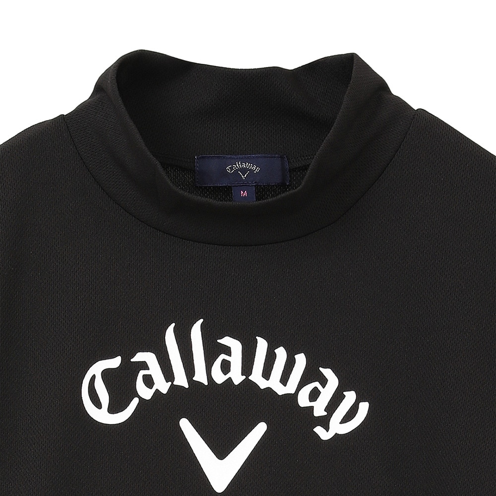 キャロウェイ（CALLAWAY）（レディース）ゴルフウェア 接触冷感 半袖モックネックシャツ C24134209-1010