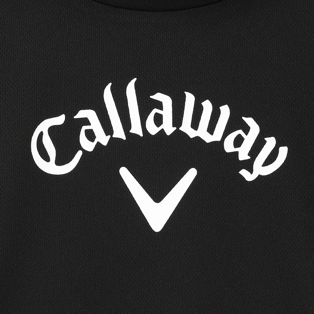 キャロウェイ（CALLAWAY）（レディース）ゴルフウェア 接触冷感 半袖モックネックシャツ C24134209-1010
