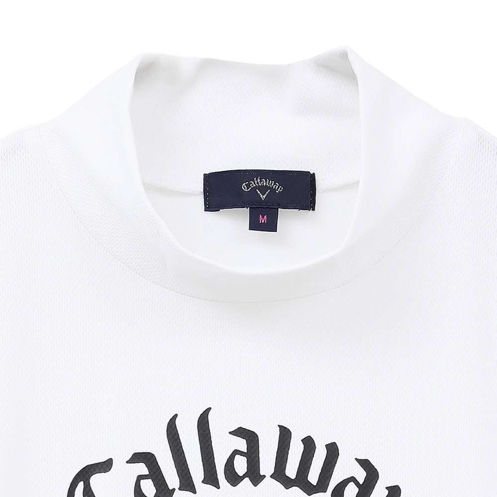 キャロウェイ（CALLAWAY）（レディース）ゴルフウェア 接触冷感 半袖モックネックシャツ C24134209-1030