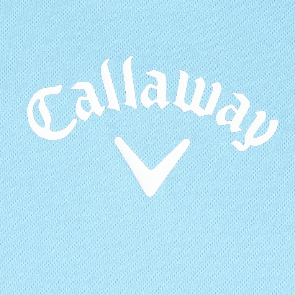 キャロウェイ（CALLAWAY）（レディース）ゴルフ 裏クール アイレットカノコ半袖モックネックシャツ C24134209-1110