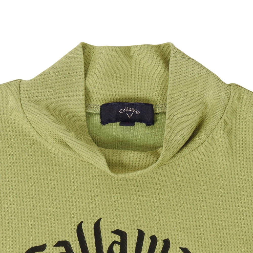 キャロウェイ（CALLAWAY）（レディース）ゴルフ 裏クール アイレットカノコ半袖モックネックシャツ C24134209-1181