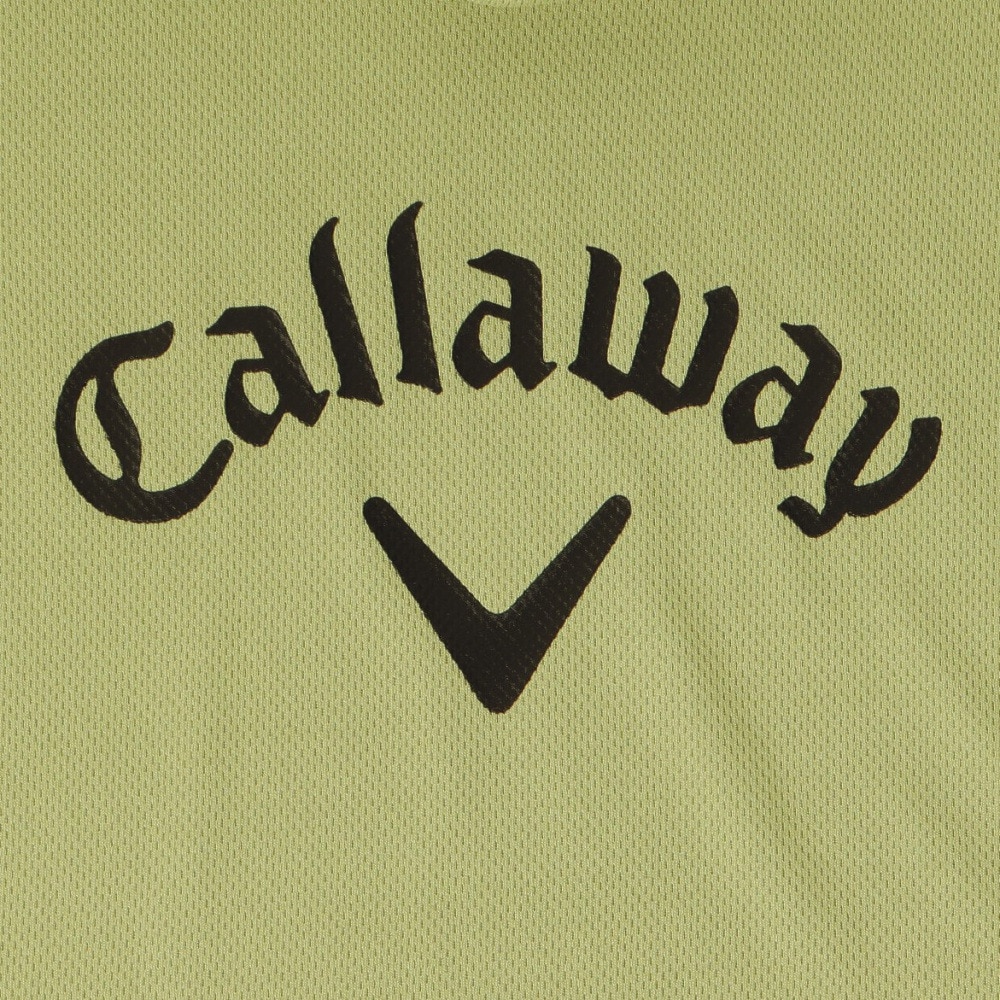キャロウェイ（CALLAWAY）（レディース）ゴルフ 裏クール アイレットカノコ半袖モックネックシャツ C24134209-1181