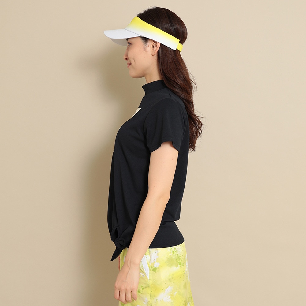 キャロウェイ（CALLAWAY）（レディース）ゴルフウェア 半袖モックネックシャツ C24134213-1010