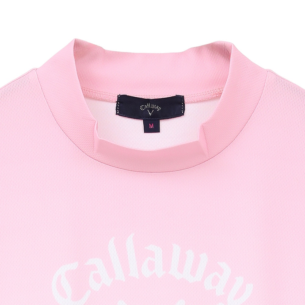 キャロウェイ（CALLAWAY）（レディース）ゴルフウェア 接触冷感 半袖モックネックシャツ C24134215-1091