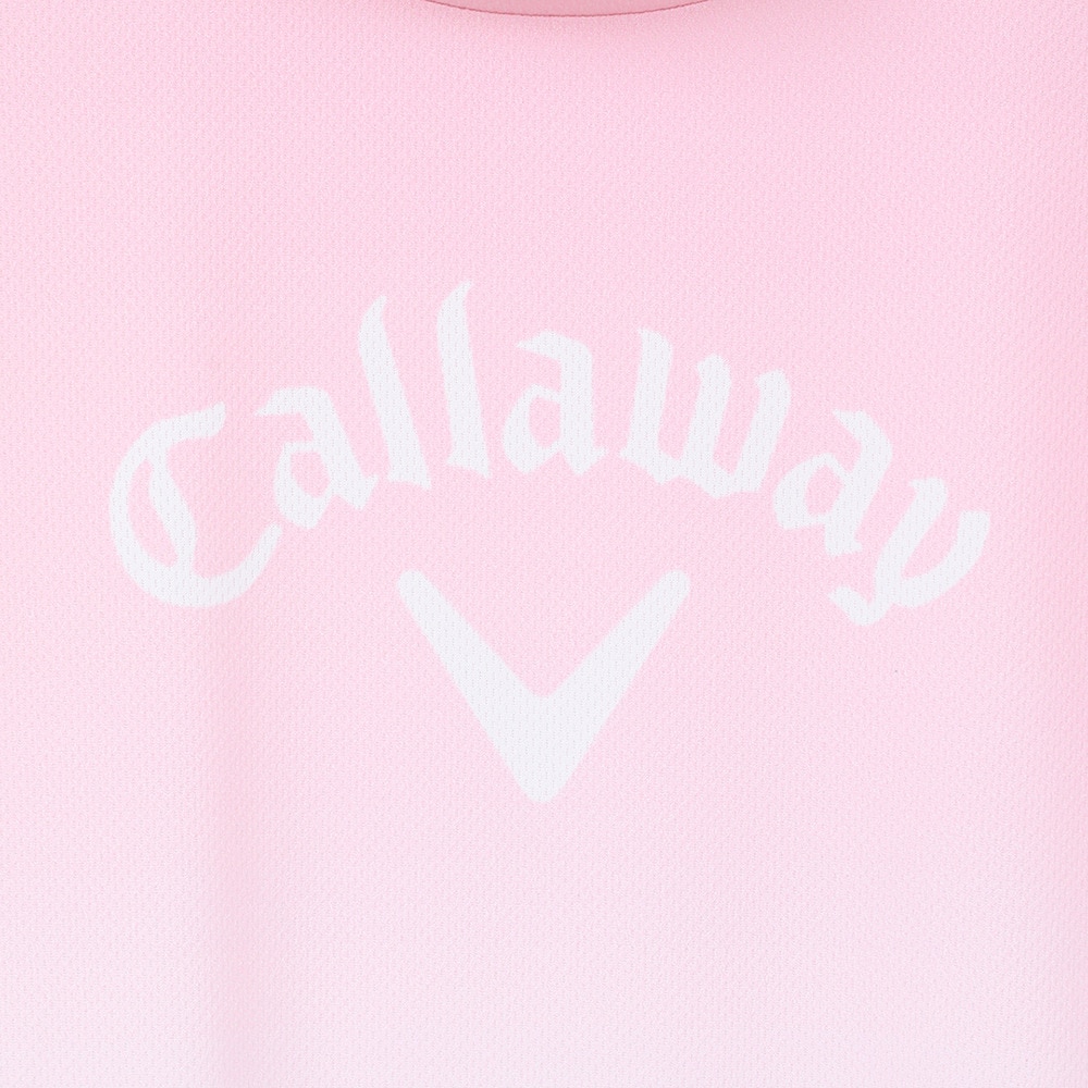 キャロウェイ（CALLAWAY）（レディース）ゴルフウェア 接触冷感 半袖モックネックシャツ C24134215-1091