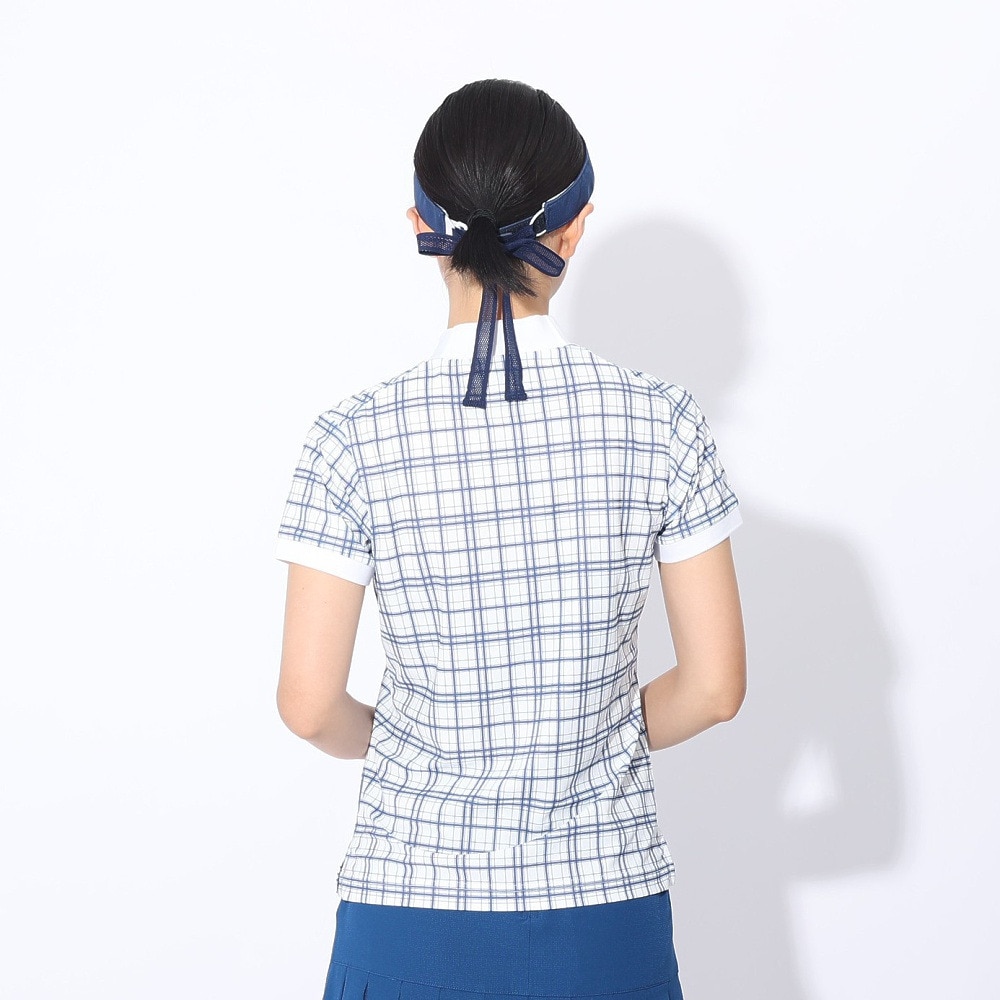 フィドラ（FIDRA）（レディース）ゴルフウェア 吸汗速乾 半袖モックネックシャツ KAITEKIRYU FD5RUG16 NVY