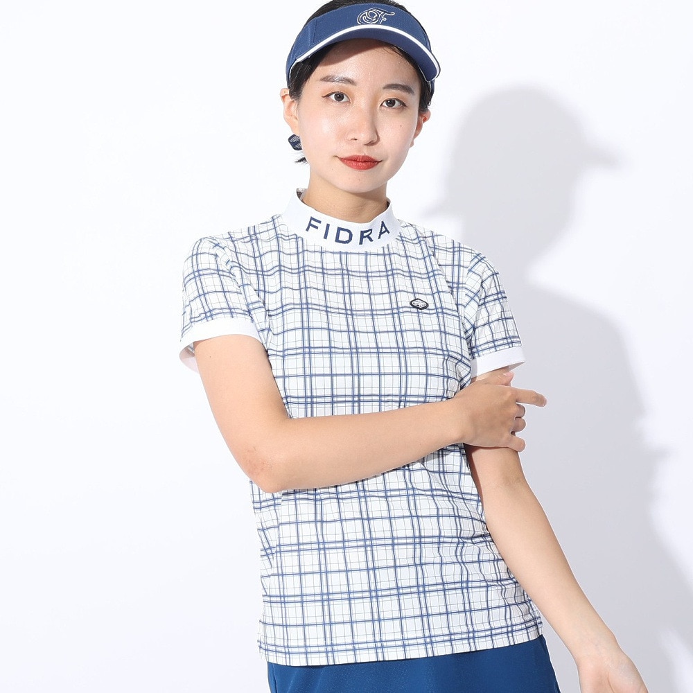 フィドラ（FIDRA）（レディース）ゴルフウェア 吸汗速乾 半袖モックネックシャツ KAITEKIRYU FD5RUG16 NVY