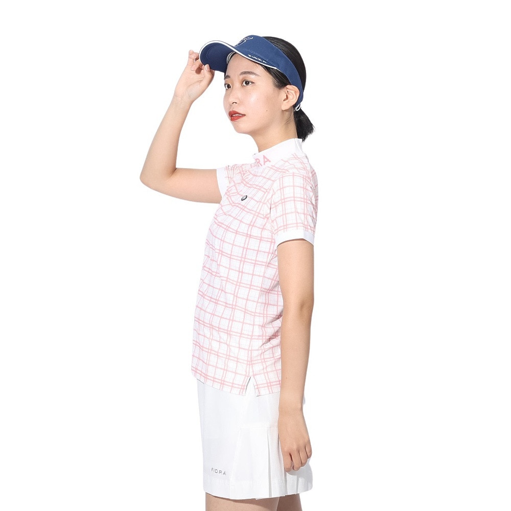 フィドラ（FIDRA）（レディース）ゴルフウェア 吸汗速乾 半袖モックネックシャツ KAITEKIRYU FD5RUG16 PNK