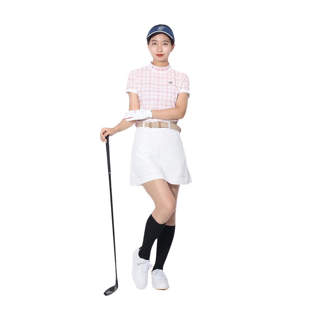 フィドラ（FIDRA）（レディース）ゴルフウェア 吸汗速乾 半袖モックネックシャツ KAITEKIRYU FD5RUG16 PNK