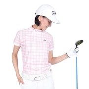 フィドラ（FIDRA）（レディース）ゴルフウェア 半袖 吸汗速乾 モックネックシャツ KAITEKIRYU FD5RUG16 PNK