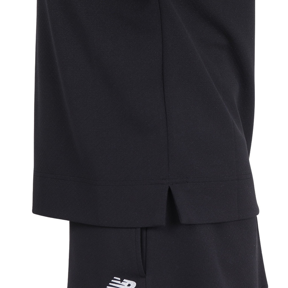 ニューバランス（new balance）（レディース）ゴルフウェア 半袖 フレンチスリーブ モックネックプルオーバー 012-4166505-010