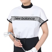 ニューバランス（new balance）（レディース）ゴルフウェア 半袖 フレンチスリーブ モックネックプルオーバー 012-4166512-030