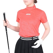 テーラーメイド（TAYLORMADE）（レディース）ゴルフ フラワージャカード 半袖モックネックポロシャツ M19802ーTL479