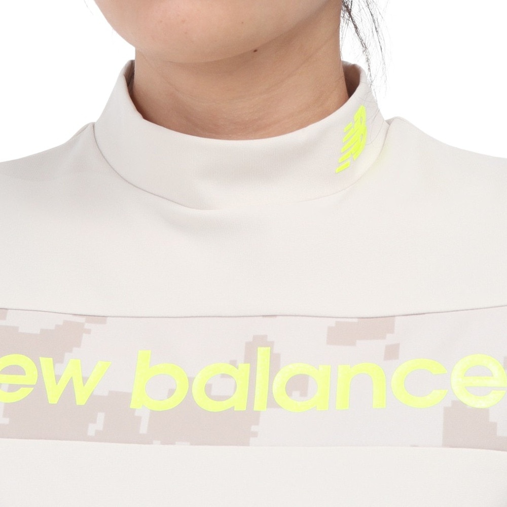 ニューバランス（new balance）（レディース）ゴルフ 半袖 モックネック プルオーバー 012-4266501-040