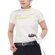 (レディース)ゴルフ 半袖 モックネック プルオーバー 012-4266501-040