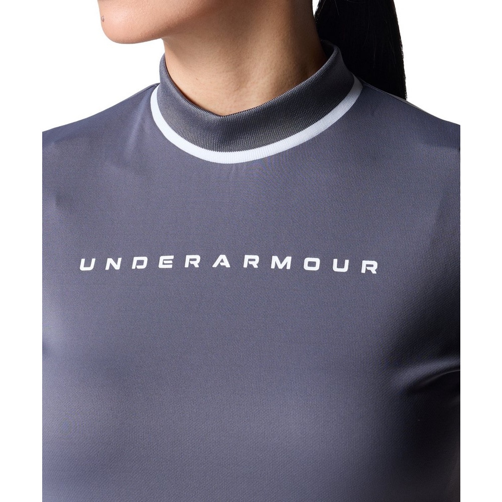 アンダーアーマー（UNDER ARMOUR）（レディース）ゴルフウェア 速乾 アーマードライ 半袖 モックネックシャツ 6001595 025