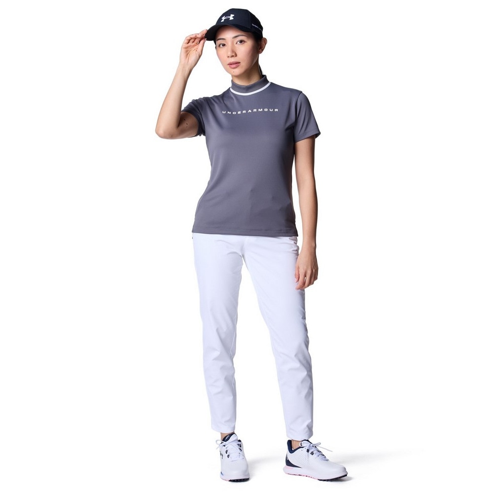 アンダーアーマー（UNDER ARMOUR）（レディース）ゴルフウェア 速乾 アーマードライ 半袖 モックネックシャツ 6001595 025
