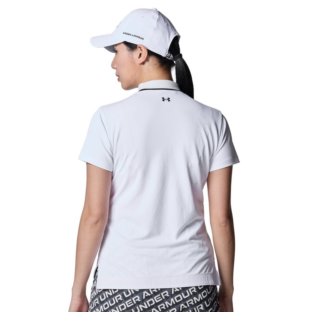 アンダーアーマー（UNDER ARMOUR）（レディース）ゴルフウェア 速乾 アーマードライ 半袖 モックネックシャツ 6001595 100