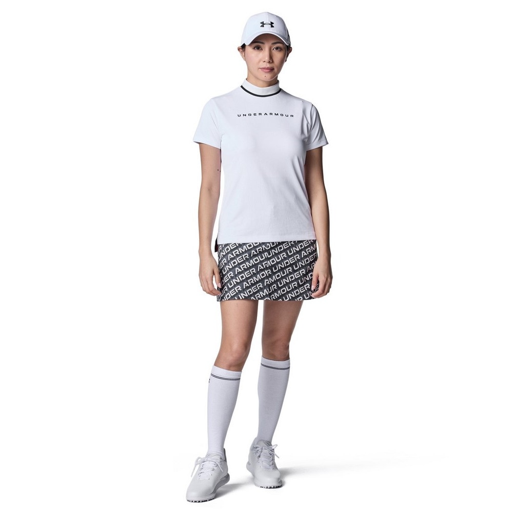 アンダーアーマー（UNDER ARMOUR）（レディース）ゴルフウェア 速乾 アーマードライ 半袖 モックネックシャツ 6001595 100