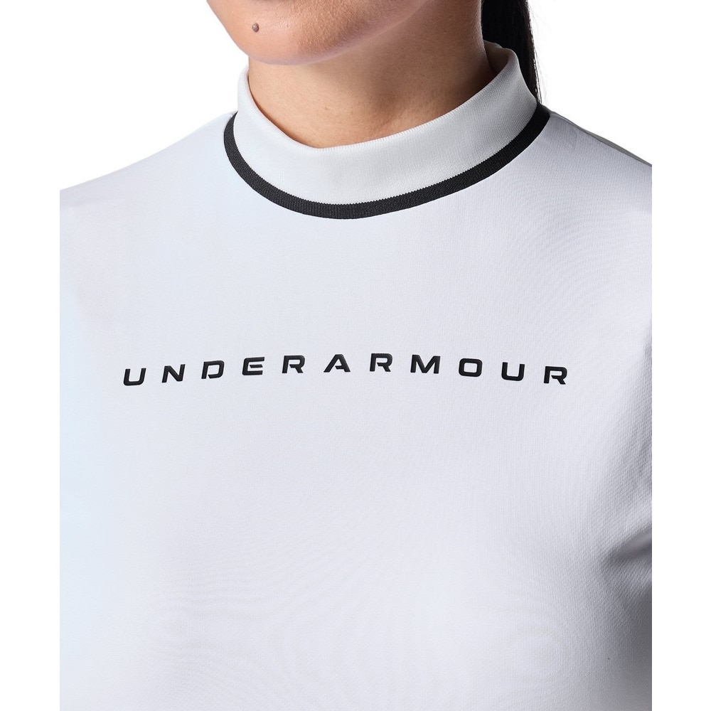アンダーアーマー（UNDER ARMOUR）（レディース）ゴルフウェア 速乾 アーマードライ 半袖 モックネックシャツ 6001595 100