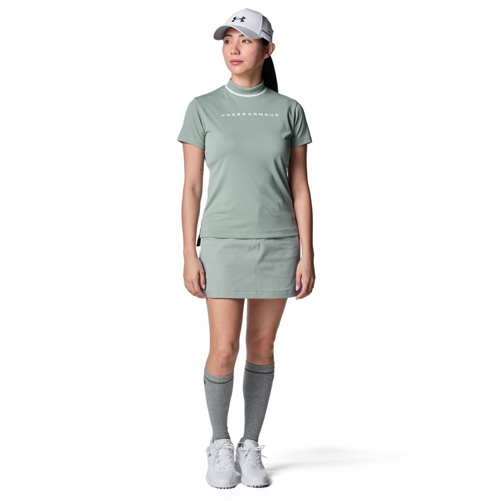 アンダーアーマー（UNDER ARMOUR）（レディース）ゴルフウェア 速乾 アーマードライ 半袖 モックネックシャツ 6001595 348