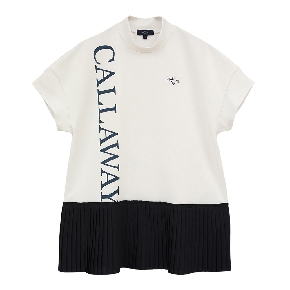 キャロウェイ（CALLAWAY）（レディース）ゴルフウェア 半袖モックネックシャツ C23234203-1030