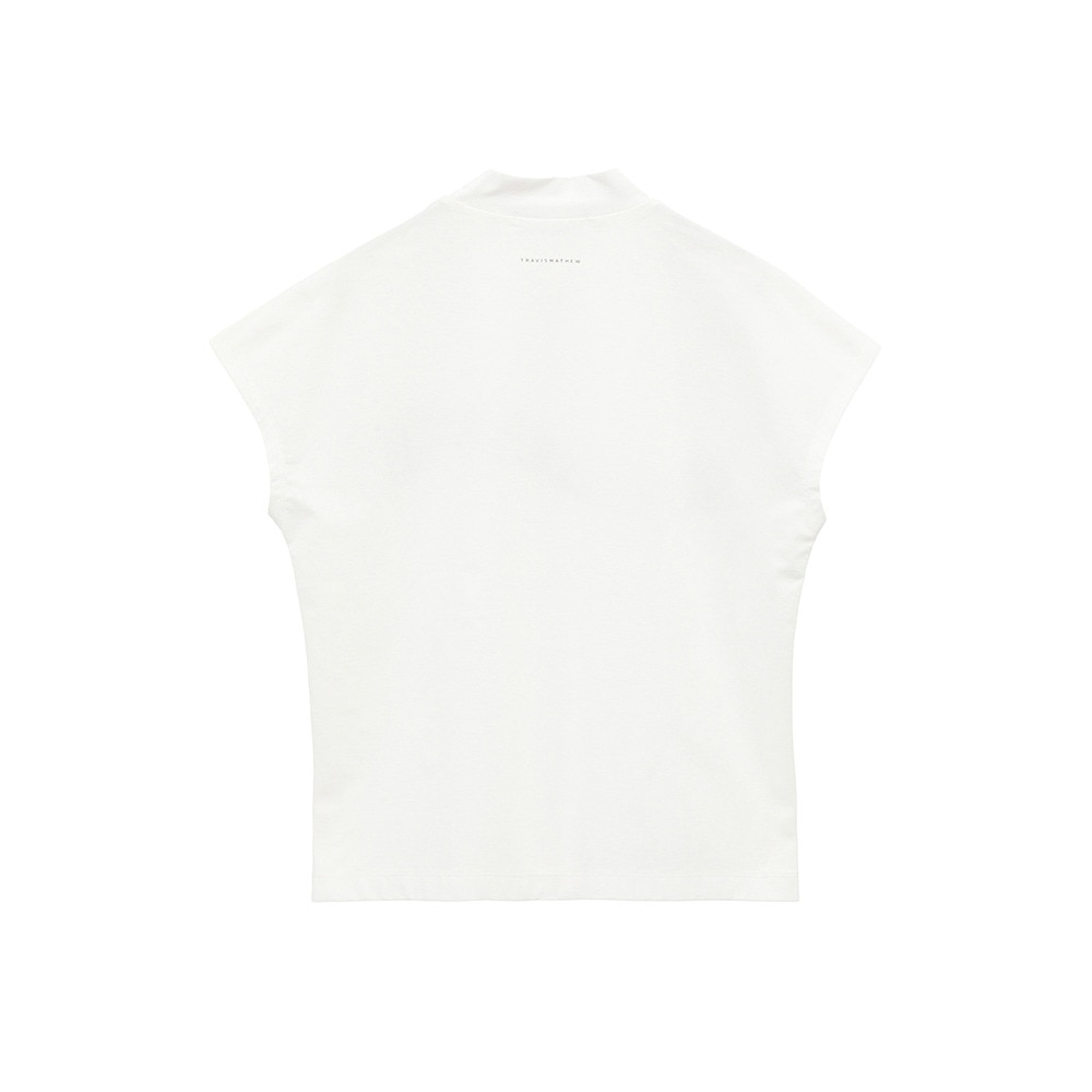 サイズ：S TRAVIS MATHEW トラビスマシュー  フレンチスリーブTシャツ  ホワイト系 [240101424060] ゴルフウェア レディース ストスト 新品】TRAVIS MATHEW トラビスマシュー フレンチスリーブTシャツ