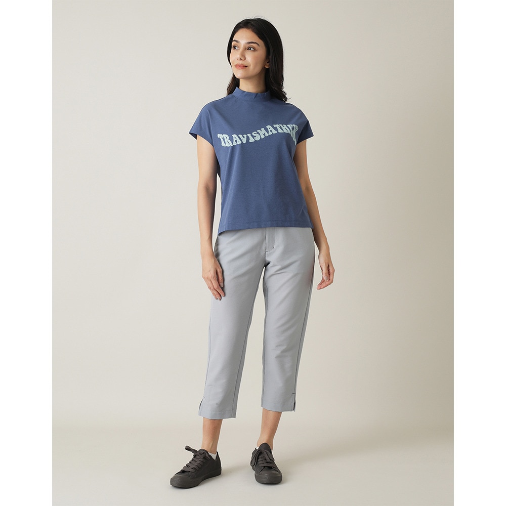 トラヴィスマシュー（Travis Mathew）（レディース）ゴルフウェア 半袖 Wave Logo モックネックシャツ 7AL520-4VIN