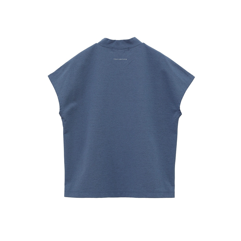 トラヴィスマシュー（Travis Mathew）（レディース）ゴルフウェア 半袖 Wave Logo モックネックシャツ 7AL520-4VIN