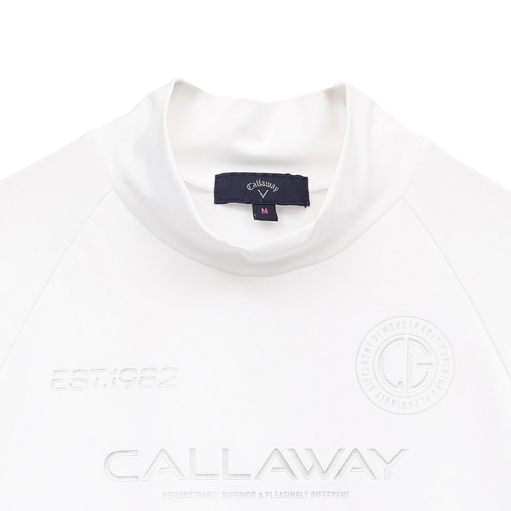 キャロウェイ（CALLAWAY）（レディース）ゴルフウェア 半袖モックネックシャツ C25134202-1030