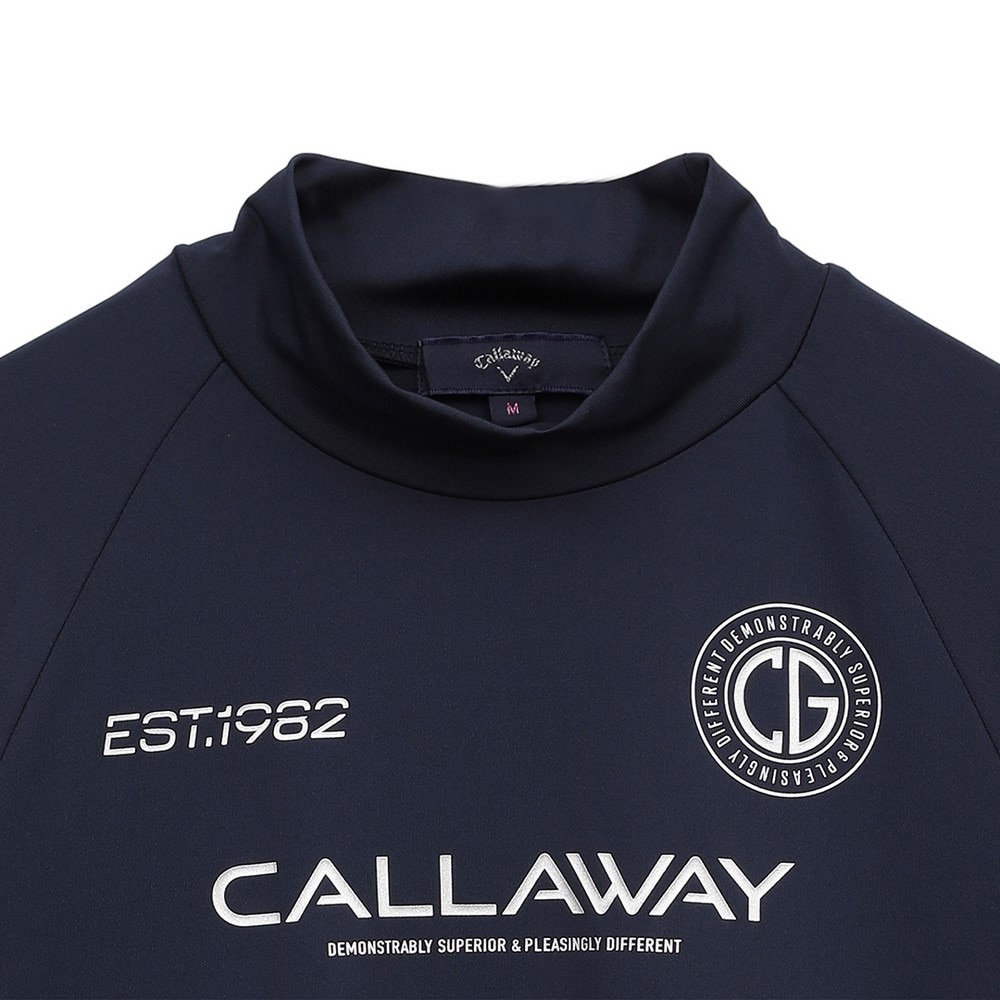 キャロウェイ（CALLAWAY）（レディース）ゴルフウェア 半袖モックネックシャツ C25134202-1120