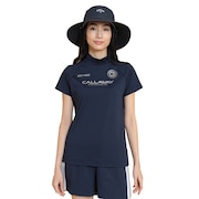 (レディース)ゴルフウェア 半袖モックネックシャツ C25134202