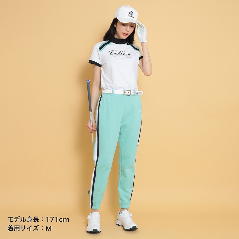 キャロウェイ（CALLAWAY）（レディース）ゴルフウェア 半袖モックネックシャツ C25134203-1030