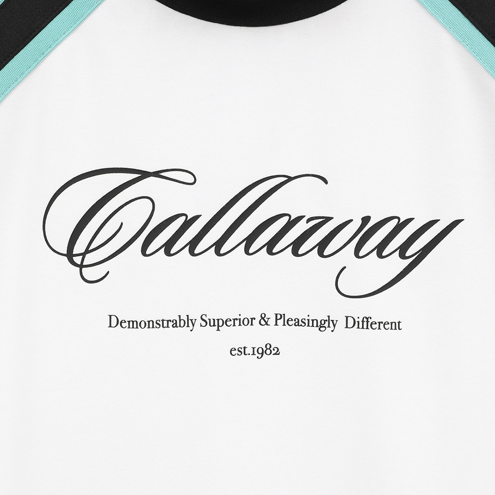 キャロウェイ（CALLAWAY）（レディース）ゴルフウェア 半袖モックネックシャツ C25134203-1030