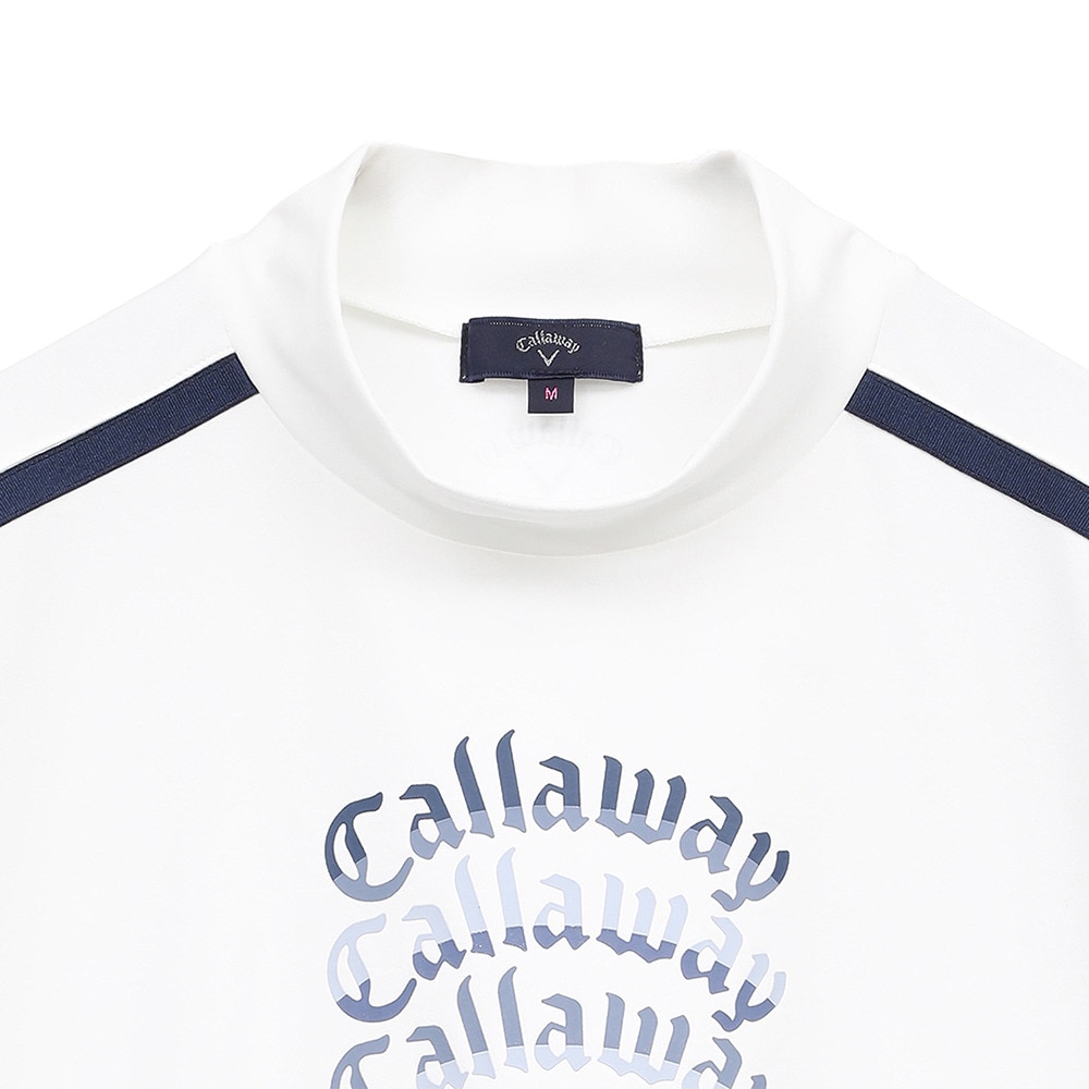キャロウェイ（CALLAWAY）（レディース）ゴルフウェア 接触冷感 -3℃裏クール 半袖 モックネックシャツ C25134213-1030