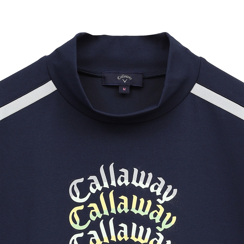 キャロウェイ（CALLAWAY）（レディース）ゴルフウェア 接触冷感 -3℃裏クール 半袖 モックネックシャツ C25134213-1120