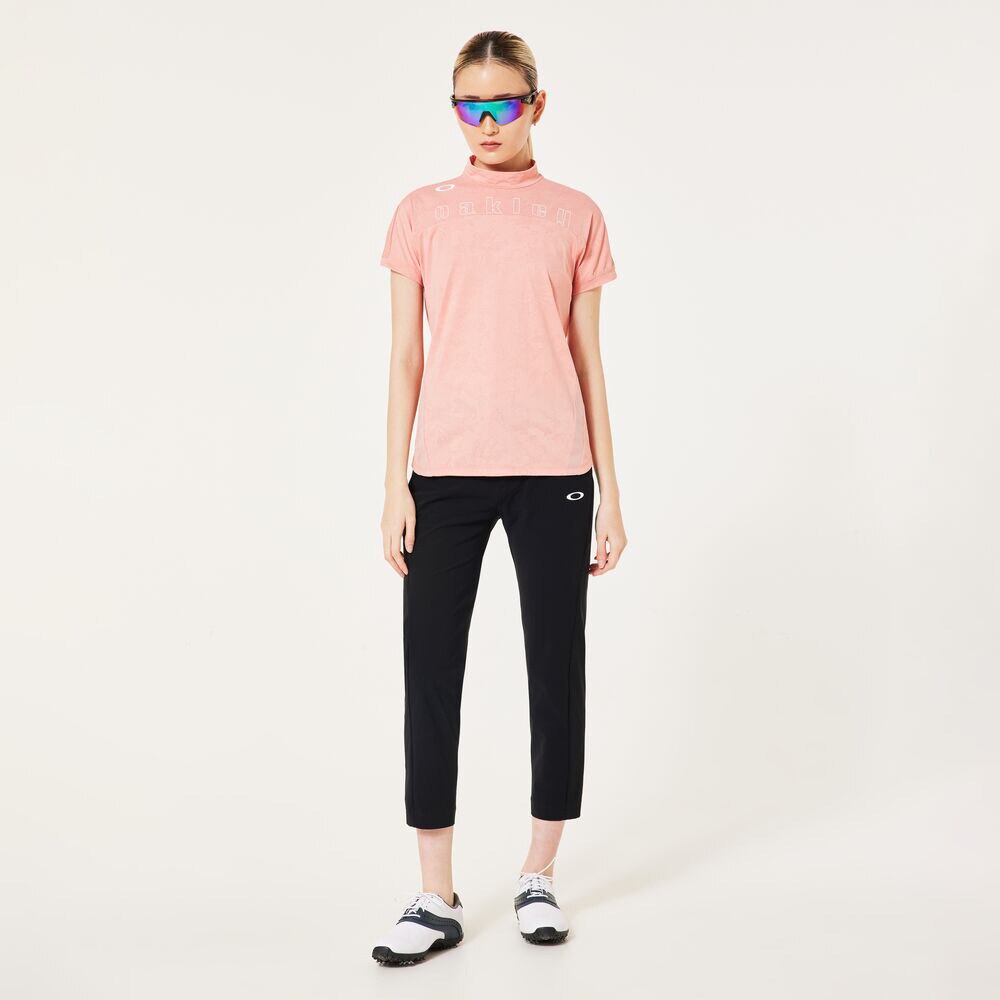 オークリー（OAKLEY）（レディース）ゴルフウェア 接触冷感 ELEVATE LOGO モックネックシャツ FOA500846-41E