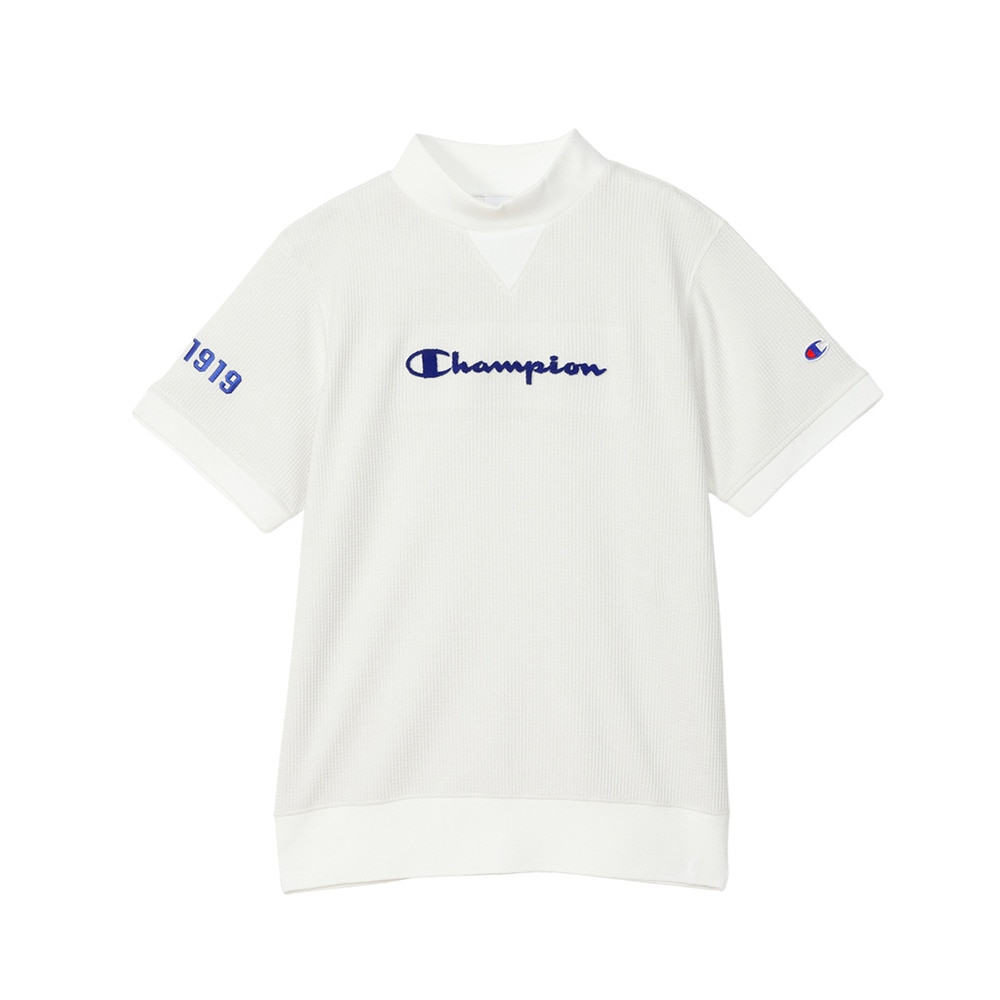 チャンピオン（CHAMPION）（レディース）ゴルフウェア 速乾 遮熱 半袖 モックネックシャツ CW-BG301 020