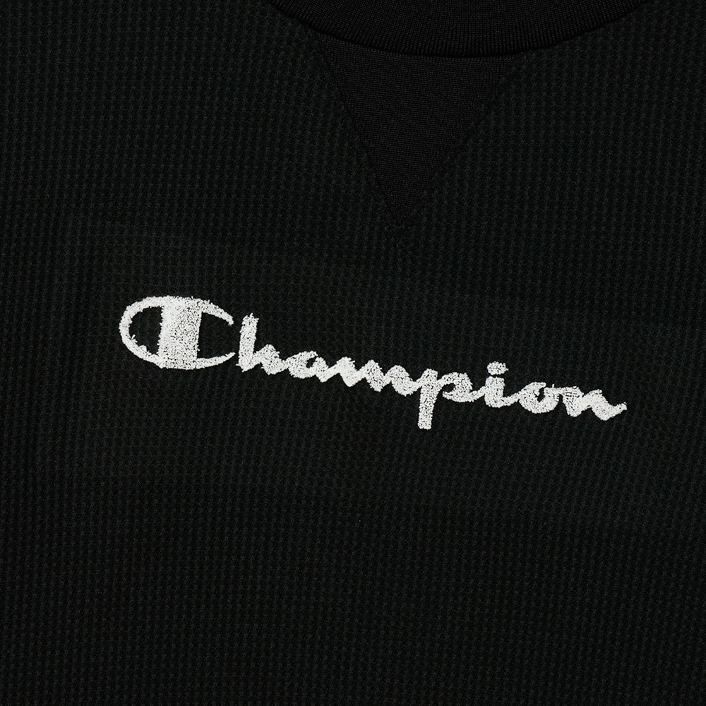 チャンピオン（CHAMPION）（レディース）ゴルフウェア 速乾 遮熱 半袖 モックネックシャツ CW-BG301 090