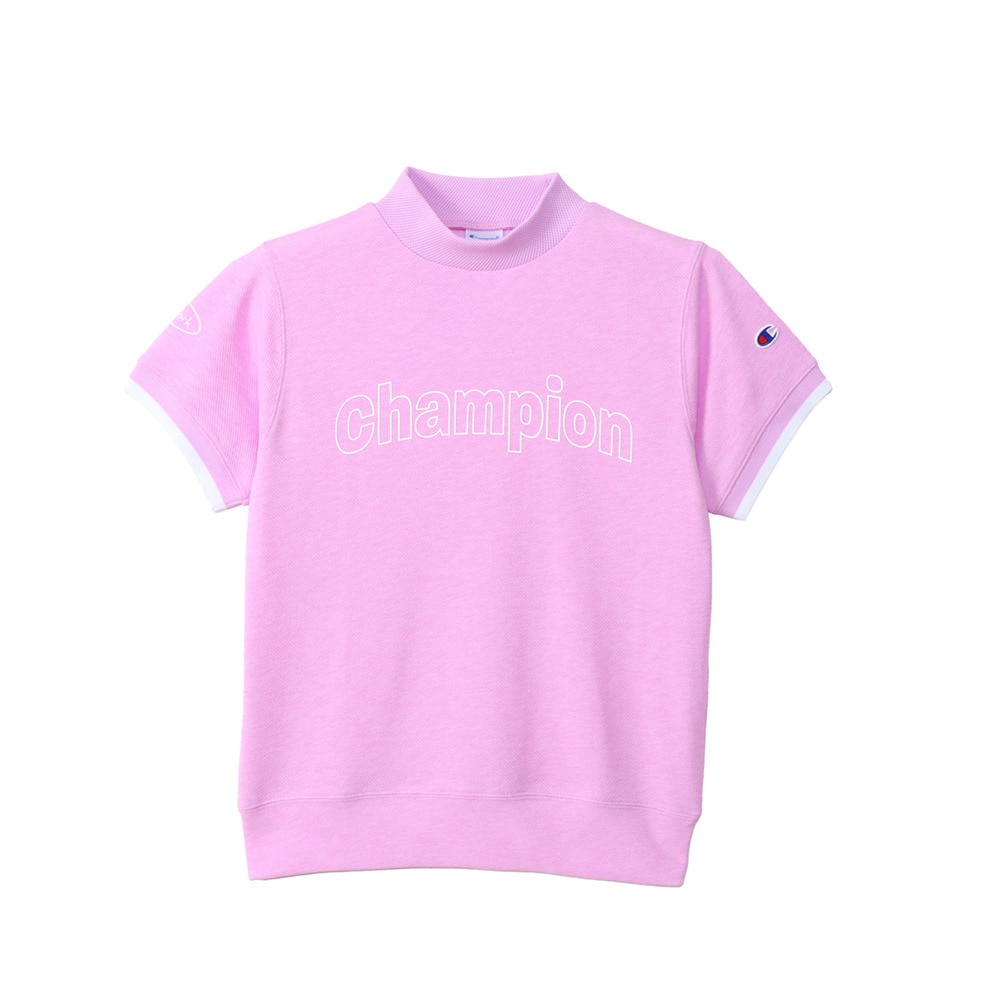 チャンピオン（CHAMPION）（レディース）ゴルフウェア 速乾 半袖 モックネックシャツ CW-BG304 110