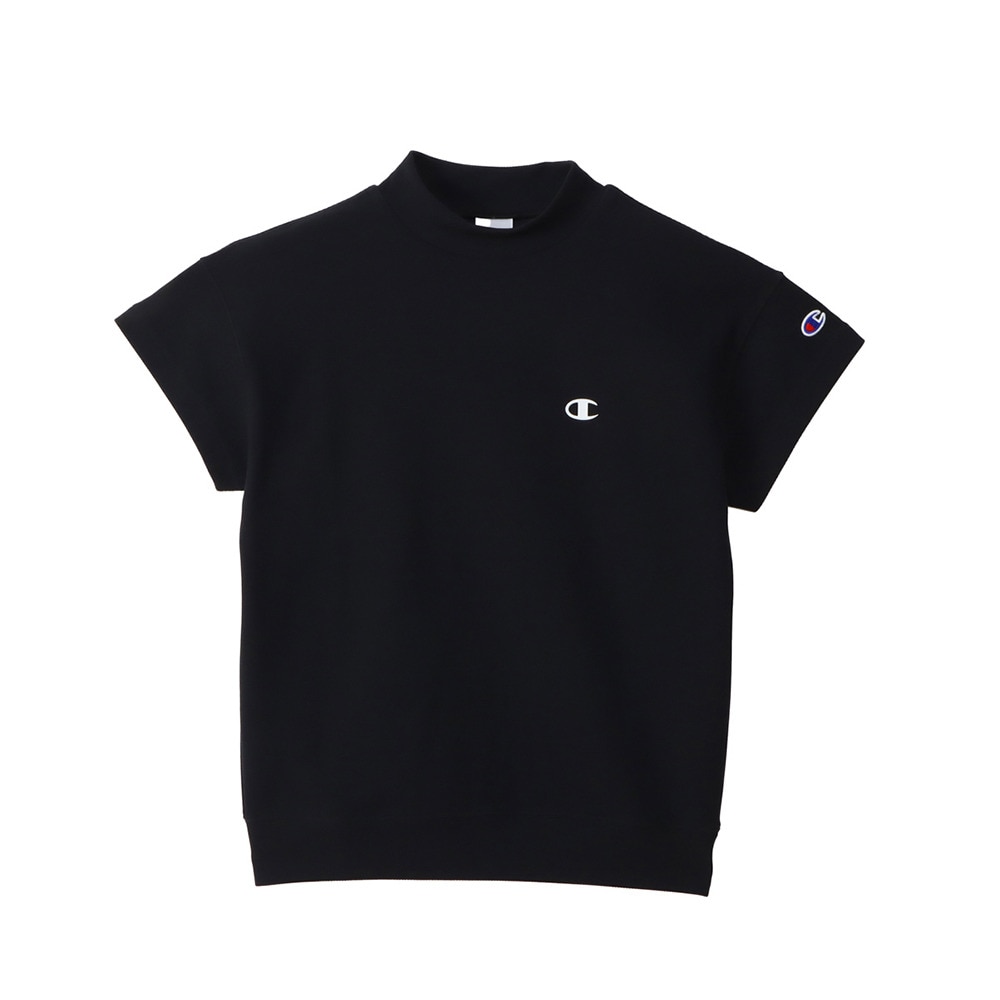 チャンピオン（CHAMPION）（レディース）ゴルフウェア 吸汗速乾 遮熱 半袖モックネックシャツ CW-BG306 090