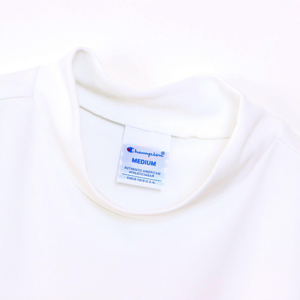 チャンピオン（CHAMPION）（レディース）ゴルフウェア 吸汗速乾 遮熱 半袖 モックネックシャツ CW-BG309 010