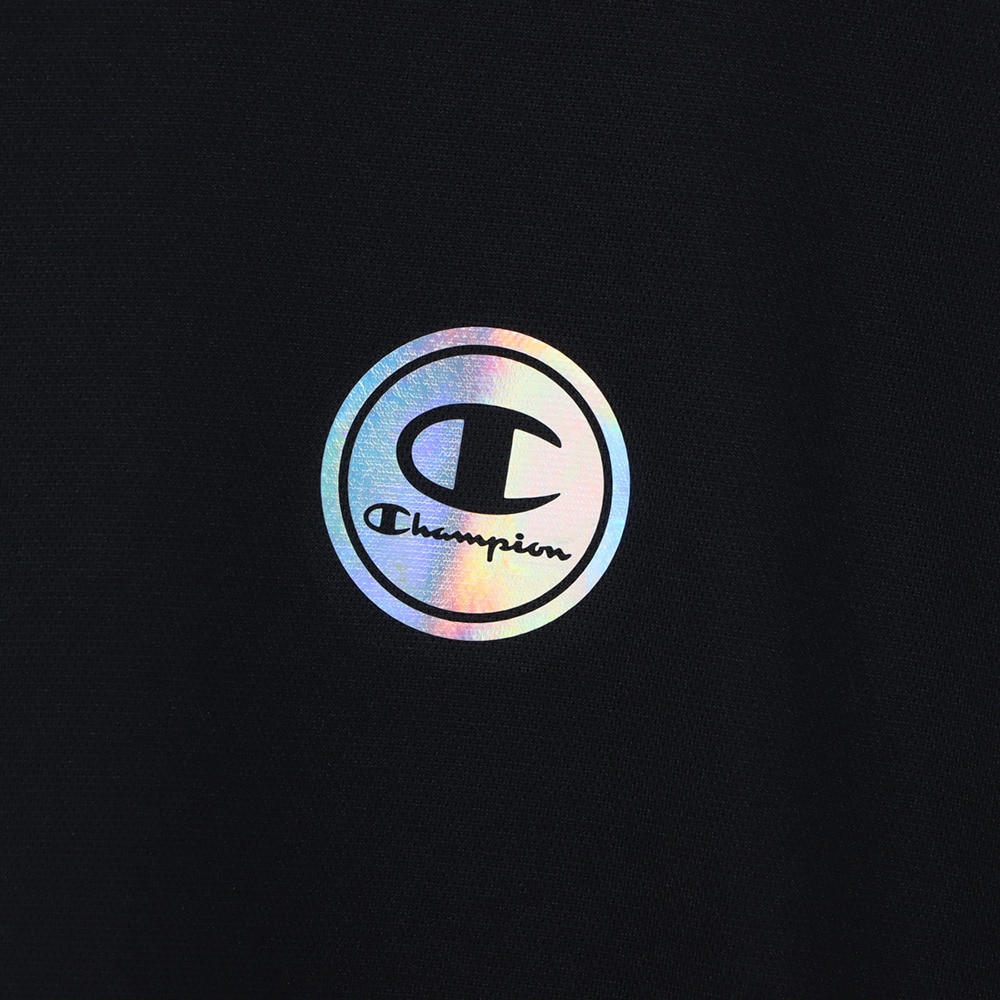 チャンピオン（CHAMPION）（レディース）ゴルフウェア 吸汗速乾 遮熱 半袖 モックネックシャツ CW-BG309 090
