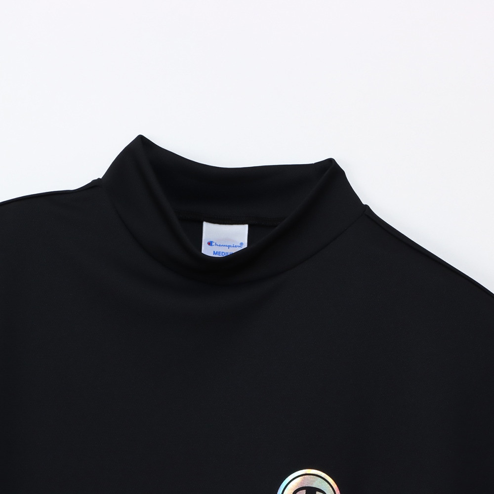 チャンピオン（CHAMPION）（レディース）ゴルフウェア 吸汗速乾 遮熱 半袖 モックネックシャツ CW-BG309 090
