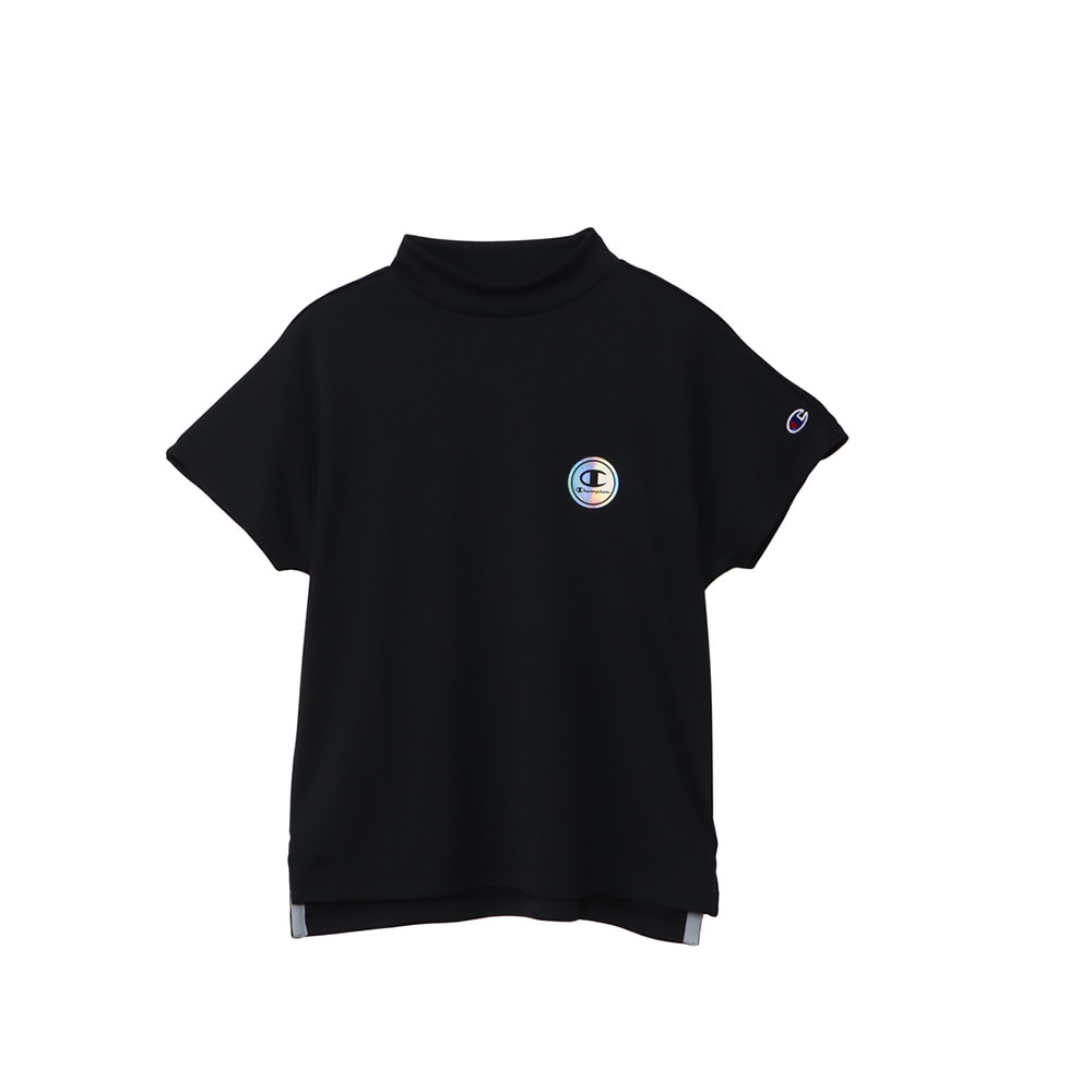 チャンピオン（CHAMPION）（レディース）ゴルフウェア 吸汗速乾 遮熱 半袖 モックネックシャツ CW-BG309 090