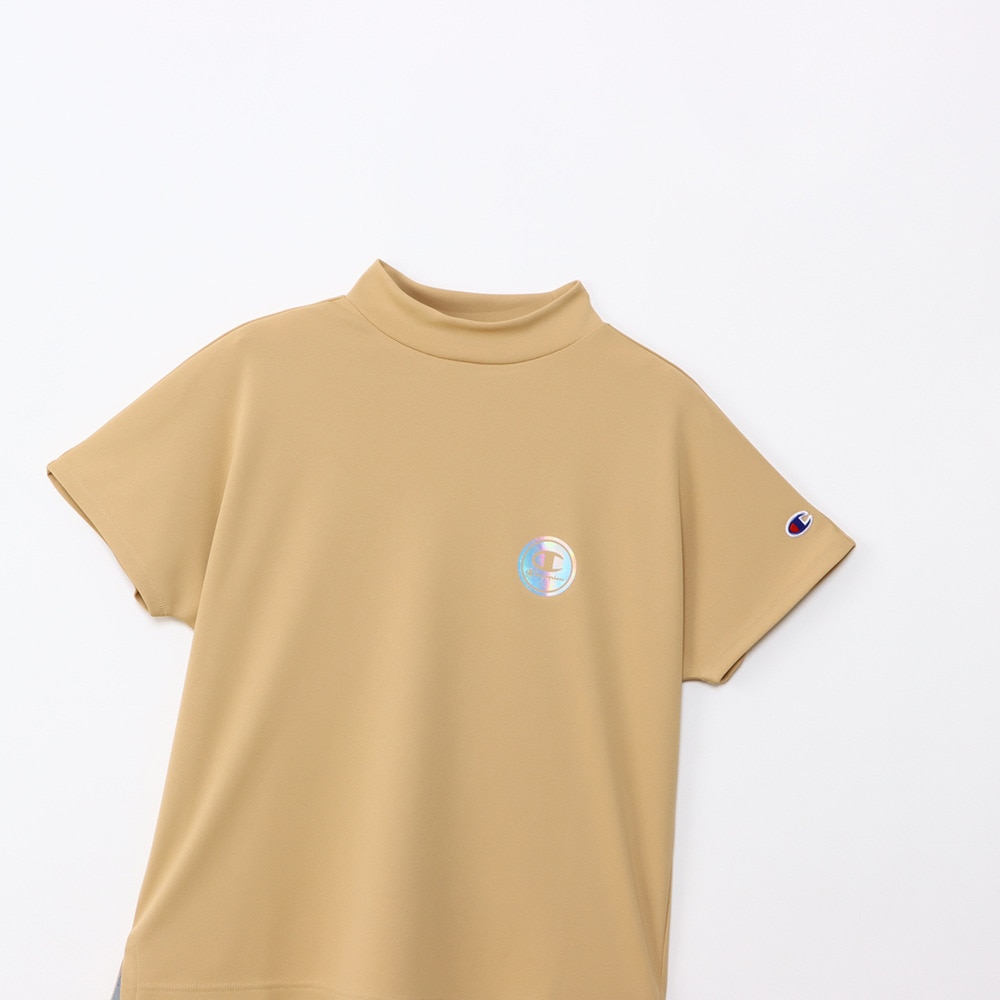 チャンピオン（CHAMPION）（レディース）ゴルフウェア 吸汗速乾 遮熱 半袖 モックネックシャツ CW-BG309 782