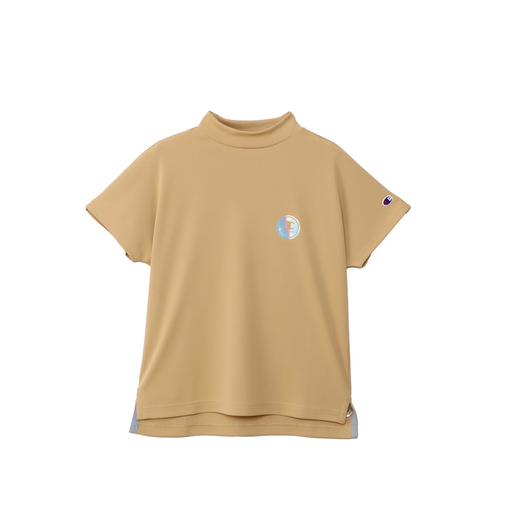 チャンピオン（CHAMPION）（レディース）ゴルフウェア 吸汗速乾 遮熱 半袖 モックネックシャツ CW-BG309 782