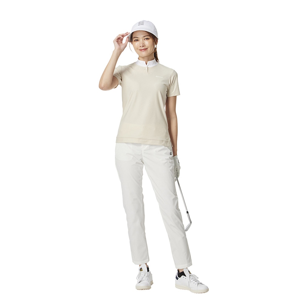 【新品】テーラーメイド／ハイネック／モックネック／半袖 テーラーメイド（TAYLORMADE）（レディース）ゴルフウェア 吸汗