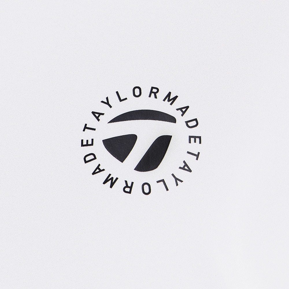 テーラーメイド（TAYLORMADE）（レディース）ゴルフウェア 吸汗速乾 半袖 サークルロゴショートスリーブモックシャツ M13394-UN687